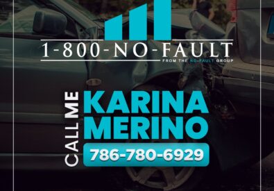 Llama a Karina en caso de un accidente de Auto